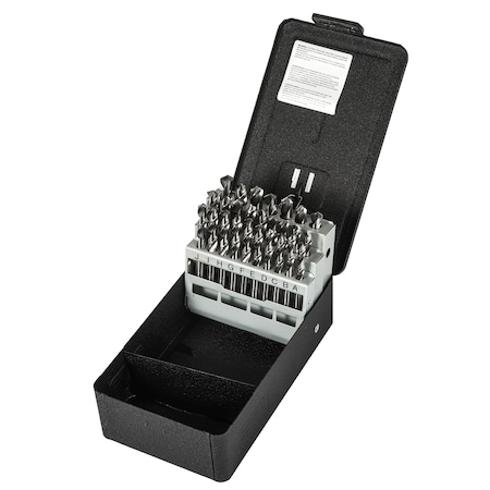 Precision Twist Drill HSS Bright 118 Degree Stub Drill Set Short ANSI Set R42 x 26 090173